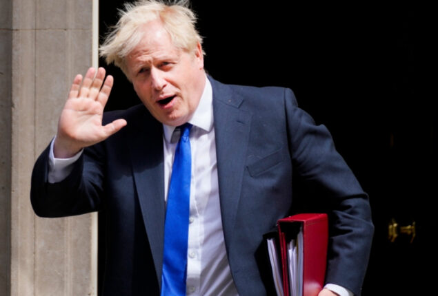 Boris Johnson won’t get involved in crisis as that is  “for the next PM,”