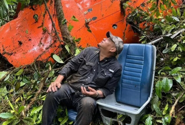 A politician from Panama issues an SOS after collapsing in the jungle