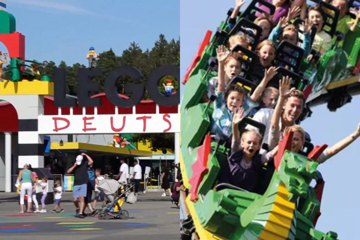 German Legoland roller coaster