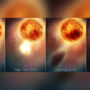 A gigantic eruption never before observed on Supergiant Betelgeuse