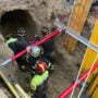 Bank robbery suspect rescued from a tunnel close to the Vatican
