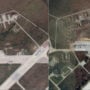 Satellite images reveal the heavy damage at the Russian air facility in Crimea
