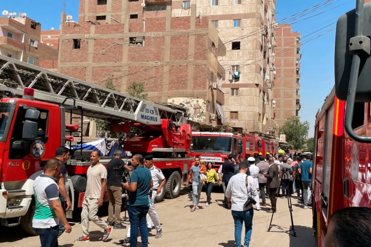 Egyptian church fire