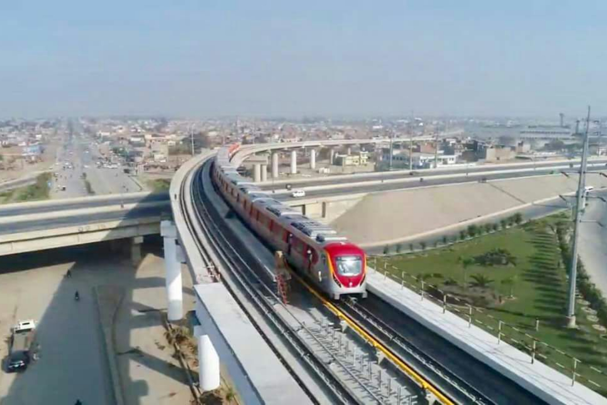 Orange Line Metro Train