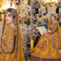 Kinza Hashmi radiates royalty in Canary yellow bridal attire