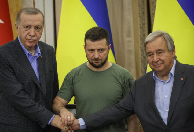 António Guterres applauds grain export deal in Odesa port