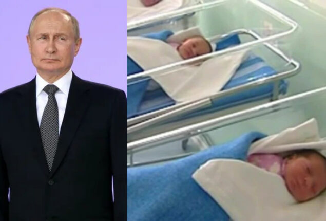 Putin gives $16,000 and honorary title Russian women with 10 kids