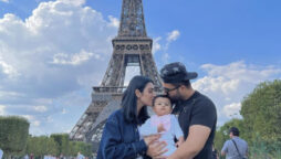 Beautiful photos of Sarah Khan and Falak Shabir taken at the Eiffel Tower