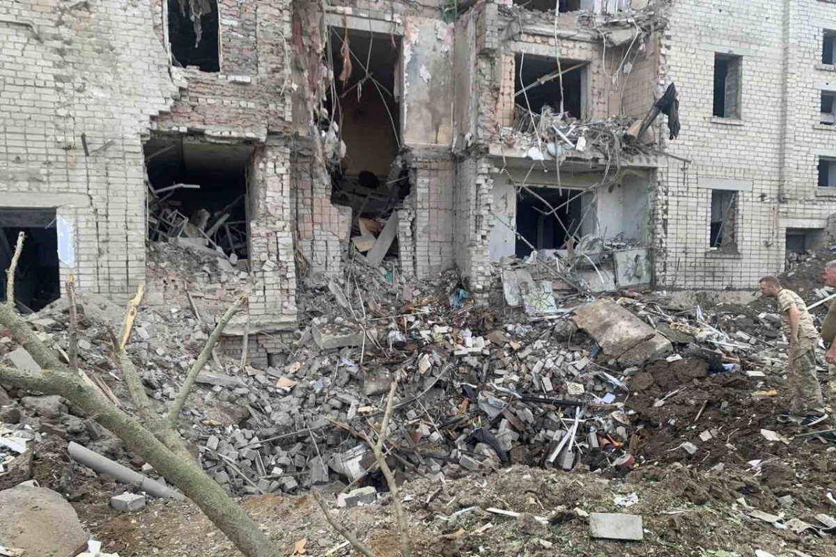 Russian missile near Ukraine
