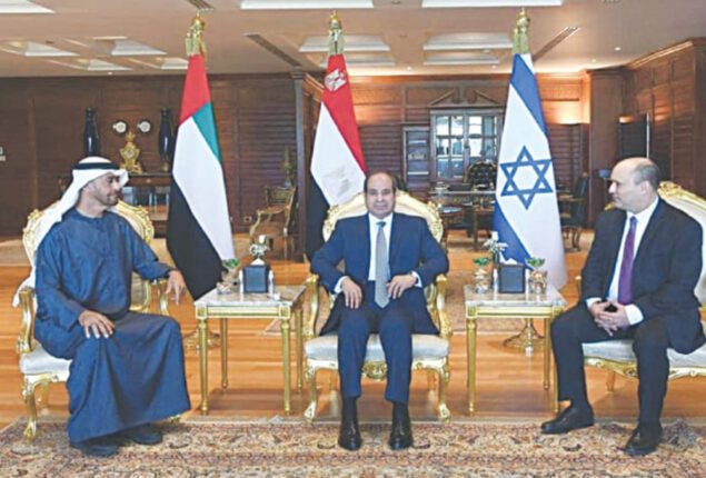 The UAE President meets with Sisi in Egypt