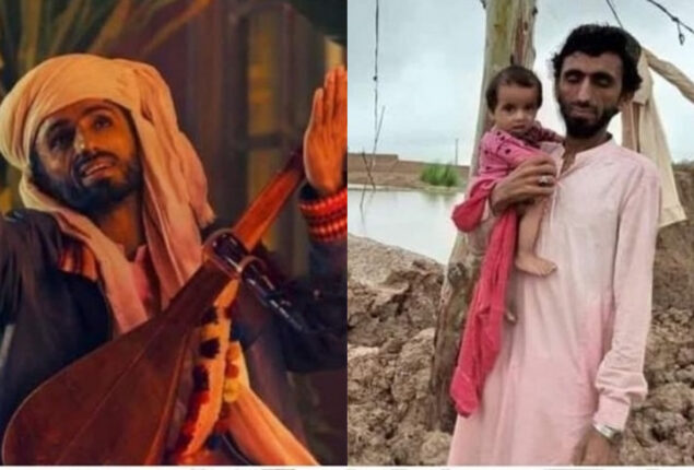 Kana Yaari singer Wahab Bhugti goes viral as he badly affected by Baluchistan floods