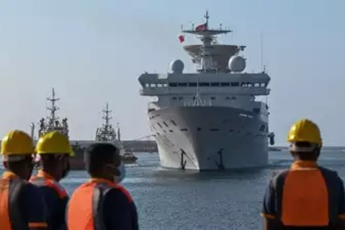 Chinese ship leaves Sri Lanka