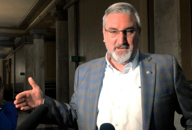 Indiana Governor Eric Holcomb