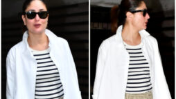 Kareena Kapoor steps out in white shirt to show her casual look