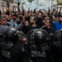 Cristina Fernandez: Protesters and police struggle at the residence of Argentina’s vice president