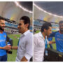 Momin Saqib meets Virat kholi and Hardik Pandya in Dubai