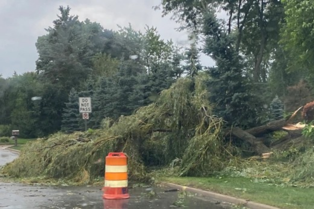 Storms in Michigan
