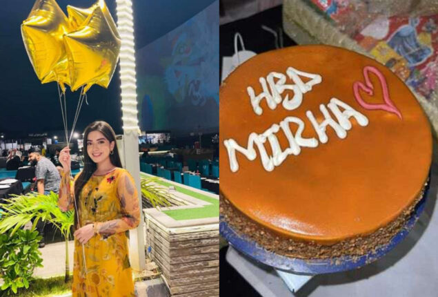 Arisha Razi Khan at her niece’s birthday celebration
