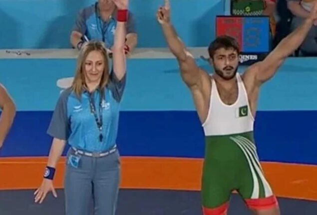 Pakistan’s Mohammad Sharif Tahir qualified for final of wrestling in Commonwealth Games 2022