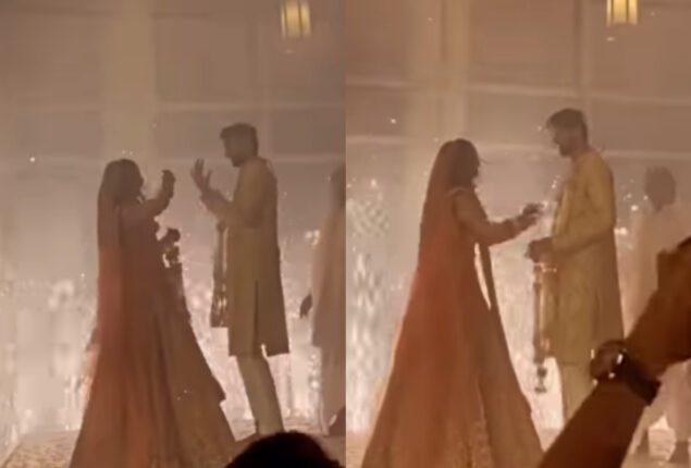 Viral: Couple plays rock, paper, scissors at their Jaimala ceremony