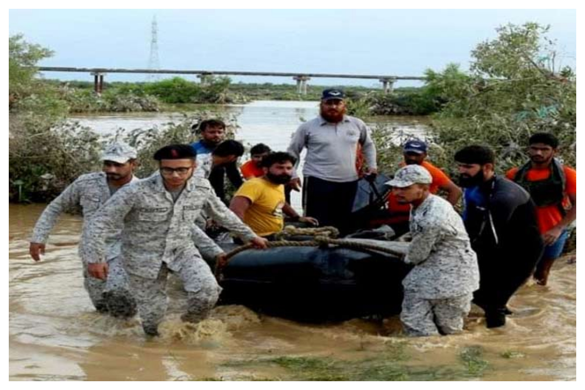 Relief operations of Navy