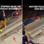 Woman protects son from cobra in viral video