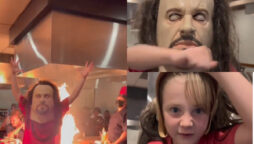 Watch viral: Kid copying Undertaker’s signature move