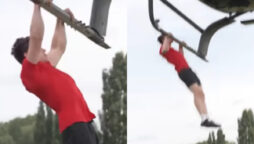 helicopter pull-ups