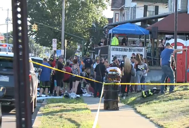fire victims crowd