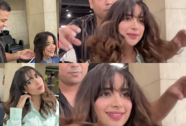 Clip of Saboor Aly’s recent haircut has gone viral; watch