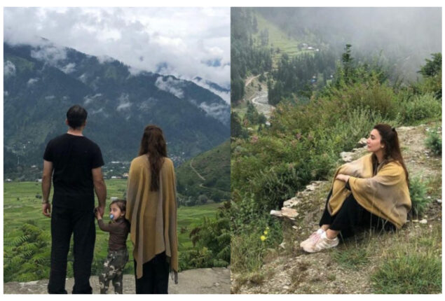 Aisha Uqbah Malik Touring In Kashmir Valley With Family