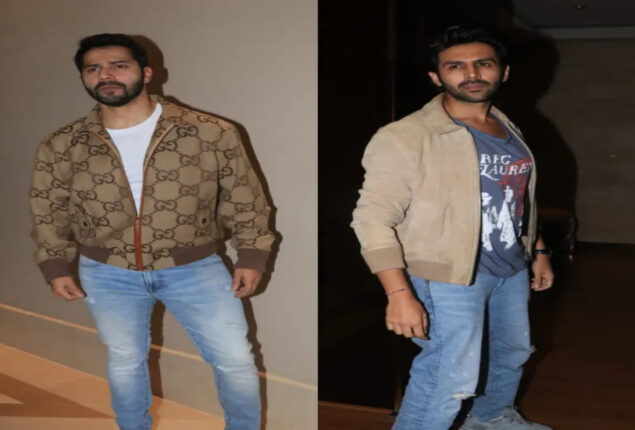 Kartik Aaryan, Varun Dhawan, others attend David Dhawan Bash