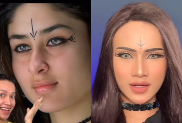 Makeup artist transforms into Kareena Kapoor from Asoka