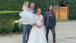 Keanu Reeves surprised UK couple on their wedding day