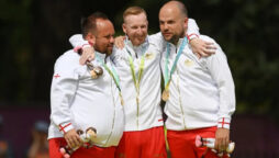 Team England wins Men’s Triples gold as they defeated Australia in Lawn Bowls