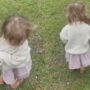 Watch: Little girl and puppy play on lawn, see what she calls it