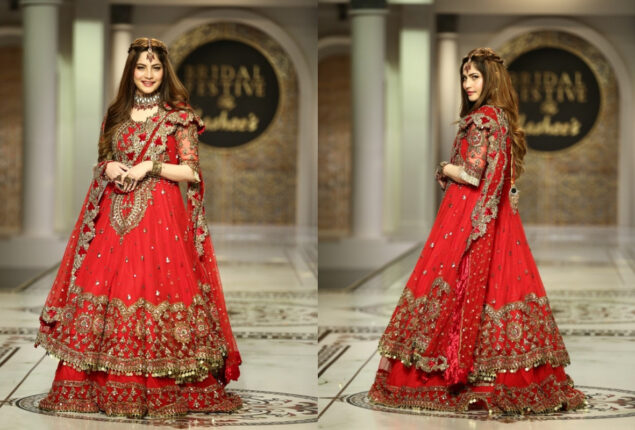 Neelam Muneer looks ravishing in red, See photos