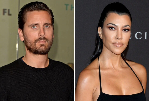 Kourtney Kardashian enjoys pool time with son while her ex Scott Disick suffered minor injuries