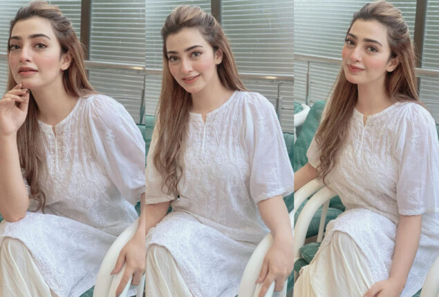 Nawal Saeed looks ravishing in white outfit, See photos