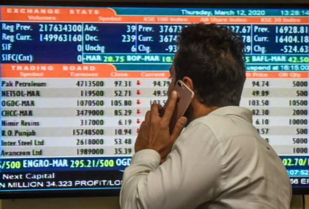 Pakistan bourse sheds 300 points over political upheaval