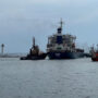 First grain ship to depart Ukraine has anchors off the Turkish coast