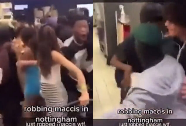 50 teenagers steal food & drinks from McDonald’s 