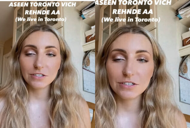 English woman speaking Punjabi