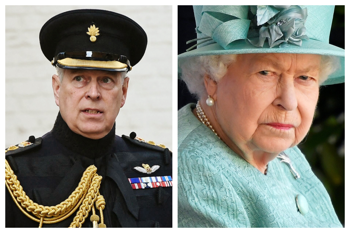 Prince Andrew and Queen Elizabeth