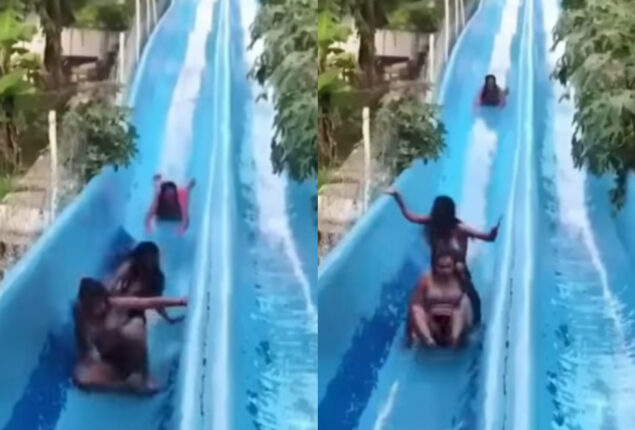 water slide