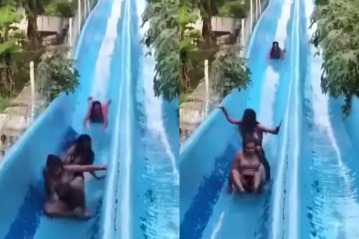 water slide