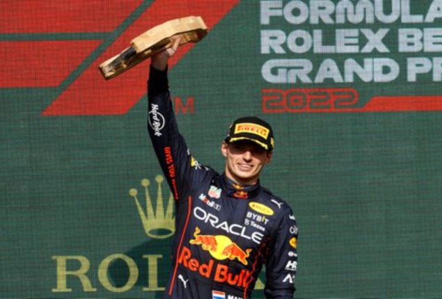 Max Verstappen speeding towards title with Belgian win