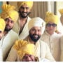 Arjun Kapoor wears yellow turban in picture with Shahid Kapoor and Kunal Rawal