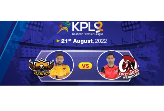 KPL Live Score 2022: Rawalakot Hawks Vs Overseas Warriors | 17th Match