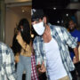 Hrithik Roshan and Saba Azad spotted outside movie theatre